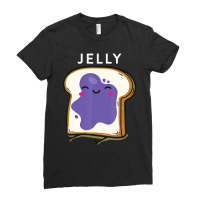 Peanut Butter & Jelly Matching Couple Shirts Outfi Ladies Fitted T-shirt | Artistshot