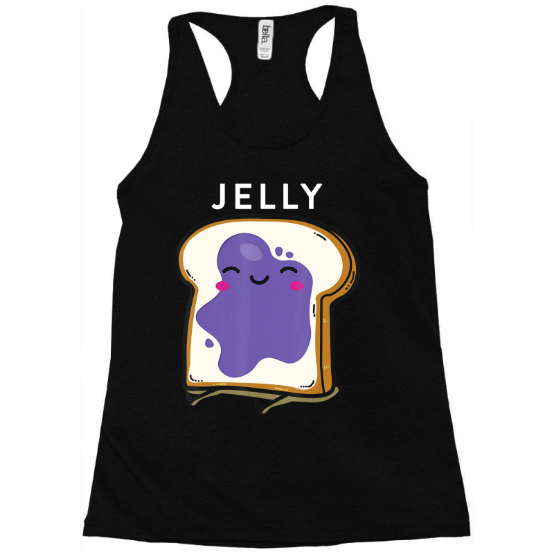 Peanut Butter & Jelly Matching Couple Shirts Outfi Racerback Tank by beulahgriffithgdv | Artistshot