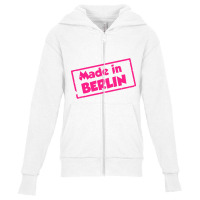 Made In Berlin Fun Youth Zipper Hoodie | Artistshot