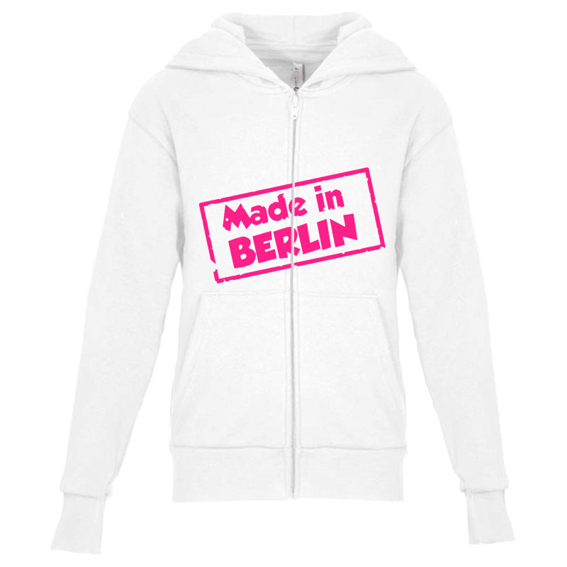 Made In Berlin Fun Youth Zipper Hoodie | Artistshot