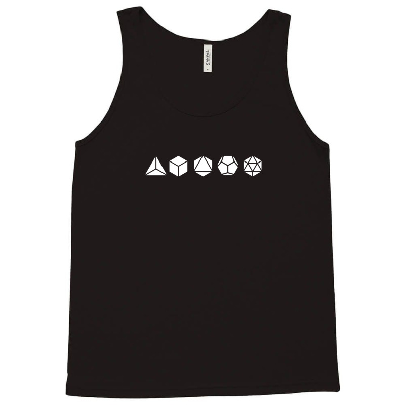 Platonic Solids   Building Blocks Of Life   Mathem Tank Top by JasonJoplin | Artistshot