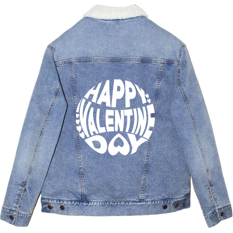 Valentine S Day T Shirt Valentine's Day Unisex Sherpa-Lined Denim Jacket by Harry M | Artistshot