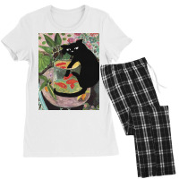 Matisse's Cat And A Goldfish Women's Pajamas Set | Artistshot