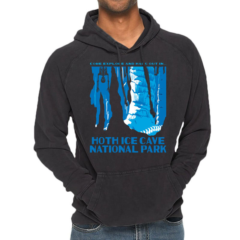 Hoth Ice Cave National Park Vintage Hoodie by grinysninamaj | Artistshot