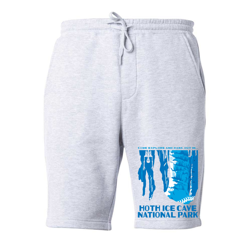 Hoth Ice Cave National Park Fleece Short by grinysninamaj | Artistshot