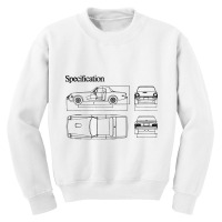 Jensen Healey   Technical Specs Youth Sweatshirt | Artistshot