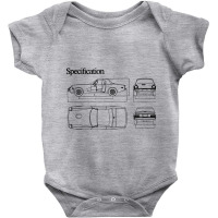 Jensen Healey   Technical Specs Baby Bodysuit | Artistshot