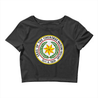 Cherokee Nation Seal Native American Indian Honor Crop Top | Artistshot