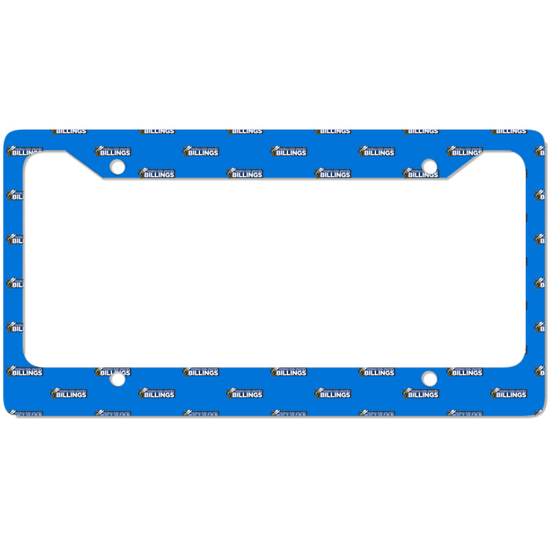 The Montana Billings Yellowjackets Edu License Plate Frame | Artistshot