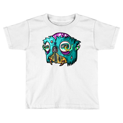 Monster 12 Toddler T-shirt Designed By Mdk Art