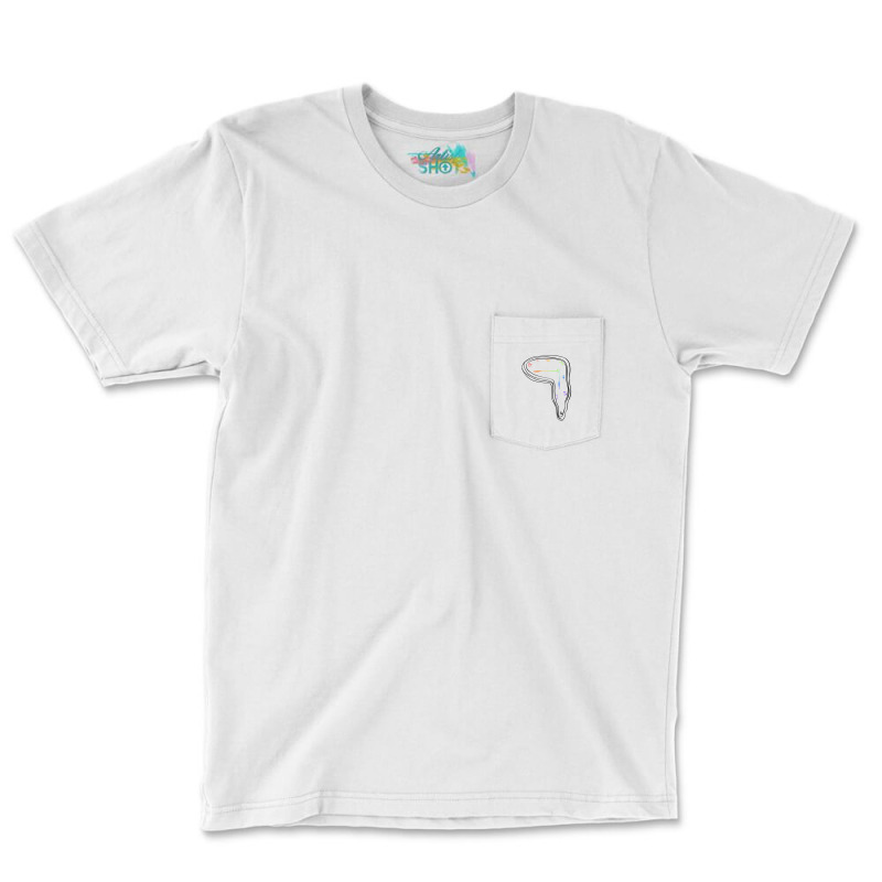 The Persistence Of Memory Line Art Pocket T-Shirt by autlu2024 | Artistshot