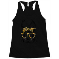 Cute Bunny Wearing Glasses Leopard Easter Day Racerback Tank | Artistshot