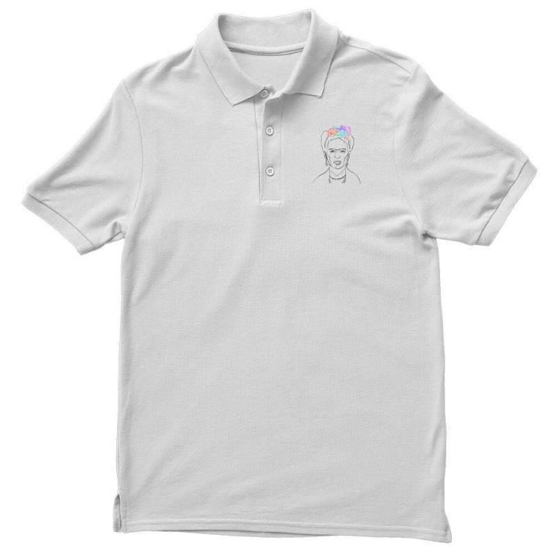 Frida Kahlo Line Art Men's Polo Shirt by autlu2024 | Artistshot