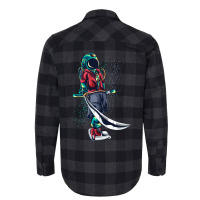 Modern Astronaut Samurai Warrior 1 Flannel Shirt | Artistshot