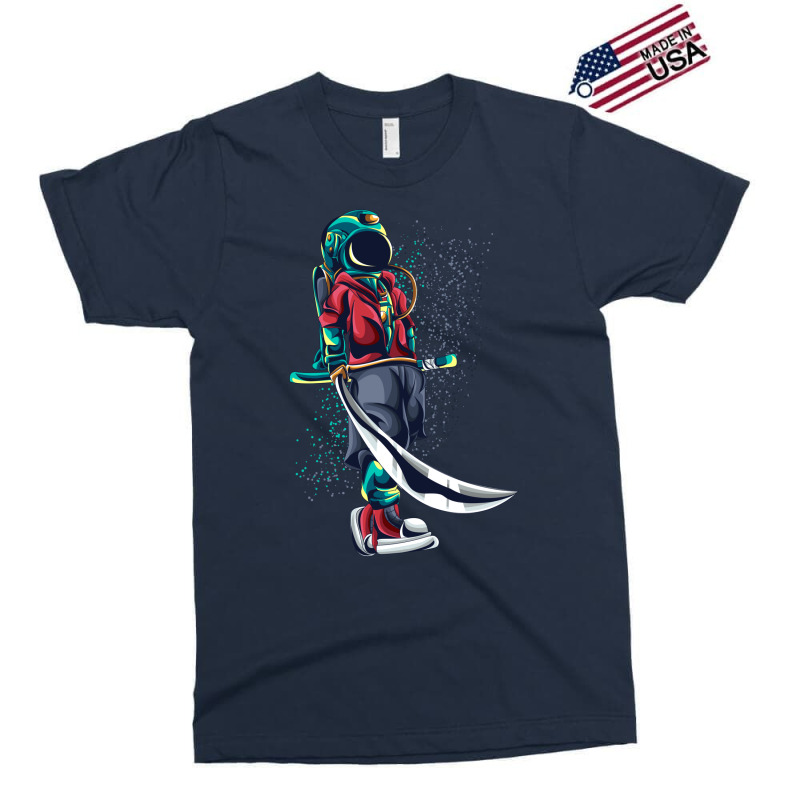 Modern Astronaut Samurai Warrior 1 Exclusive T-shirt by fujerscalash | Artistshot