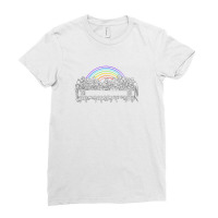 The Last Supper Line Art Ladies Fitted T-shirt | Artistshot