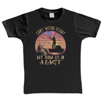 Fishing Vintage Retro I Can't Work Today My Arm Is Graphic Youth T-shirt | Artistshot