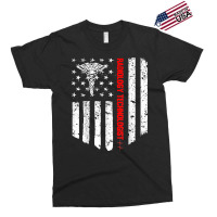 Radiology Technologist American Flag Patriotic Med Exclusive T-shirt | Artistshot