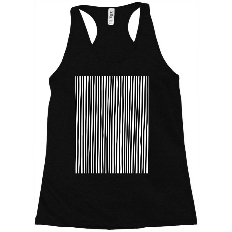 Hand Drawn Vertical Parallel Dense Black Lines On  Racerback Tank by JONNELLENORTONN | Artistshot