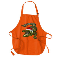 Christmas Alligator Medium-length Apron | Artistshot