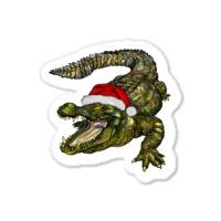 Christmas Alligator Sticker | Artistshot