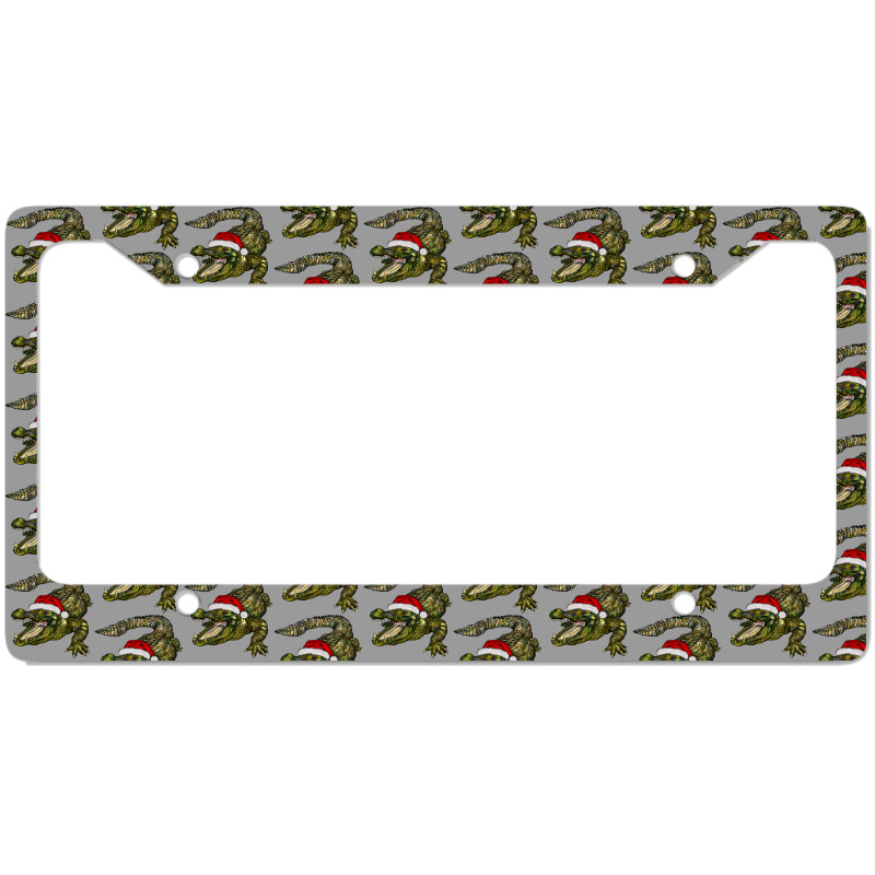 Christmas Alligator License Plate Frame | Artistshot