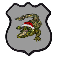 Christmas Alligator Shield Patch | Artistshot