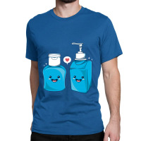 Hand Sanitizer Cute Kawaii Illustration Classic T-shirt | Artistshot