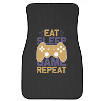 Eat Sleep - Tshirt Front Car Mat | Artistshot