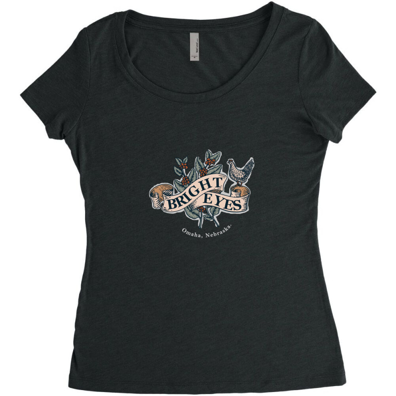 Bright Eyes Women's Triblend Scoop T-shirt | Artistshot