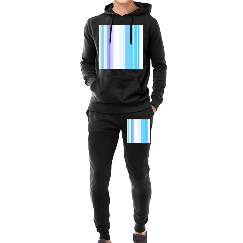 Vertical Blue And White Striped  1 Hoodie & Jogger set by JONNELLENORTONN | Artistshot