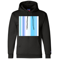 Vertical Blue And White Striped  1 Champion Hoodie | Artistshot