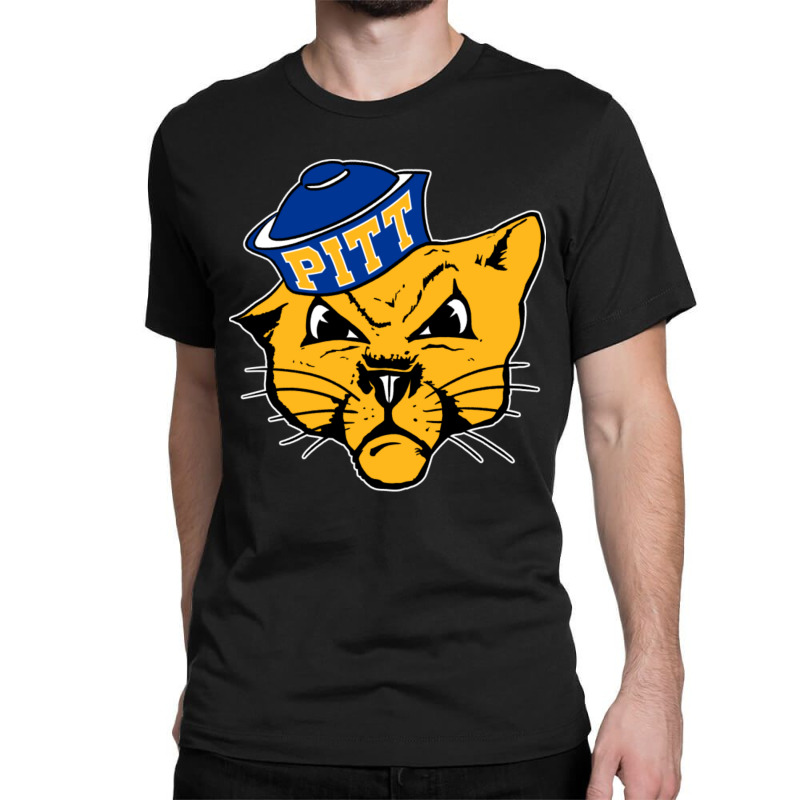 Vintage Pittsburg Panther Mascot Wearing A Cap Classic T-shirt | Artistshot