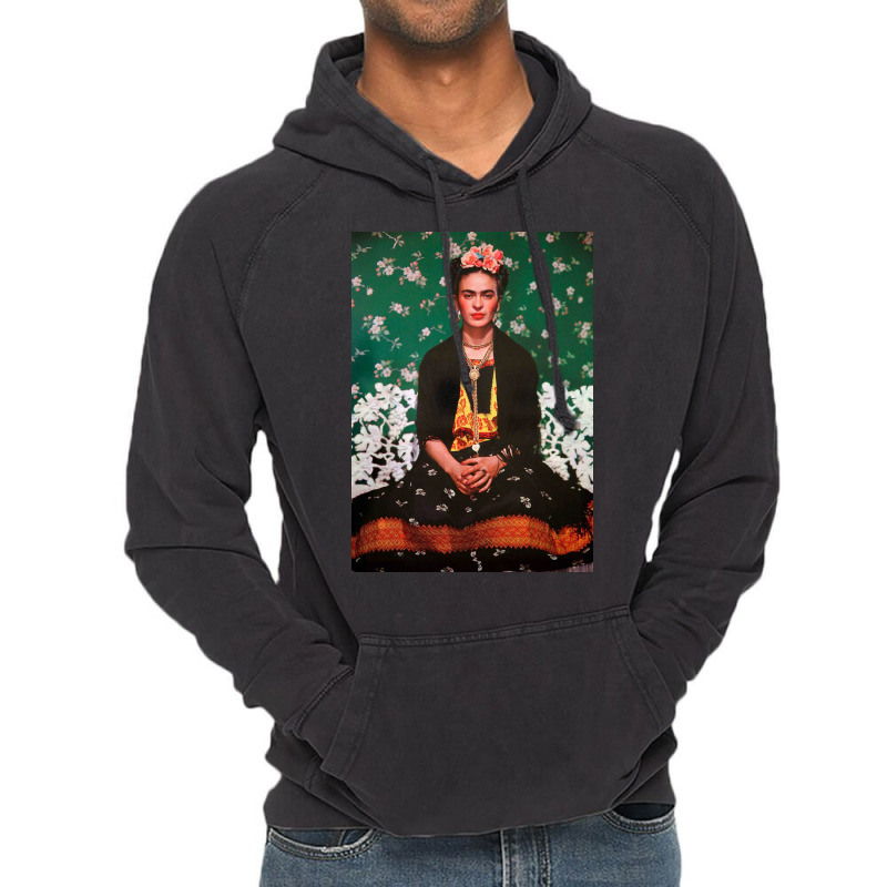 Frida Kahlo Gracefully Girl Vintage Hoodie by GiaMuller | Artistshot