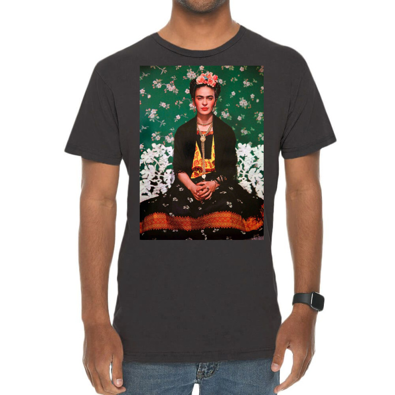 Frida Kahlo Gracefully Girl Vintage T-Shirt by GiaMuller | Artistshot