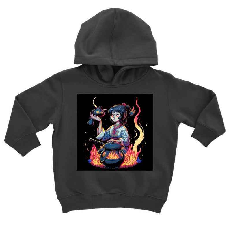 Woman Cooking Toddler Hoodie | Artistshot