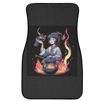 Woman Cooking Front Car Mat | Artistshot