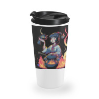 Woman Cooking Travel Mug | Artistshot