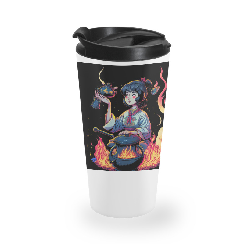 Woman Cooking Travel Mug | Artistshot