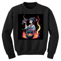 Woman Cooking Youth Sweatshirt | Artistshot