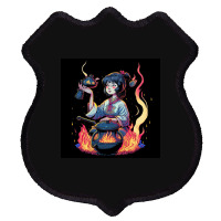 Woman Cooking Shield Patch | Artistshot