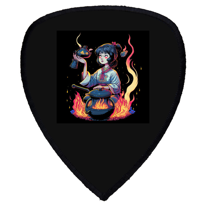 Woman Cooking Shield S Patch | Artistshot