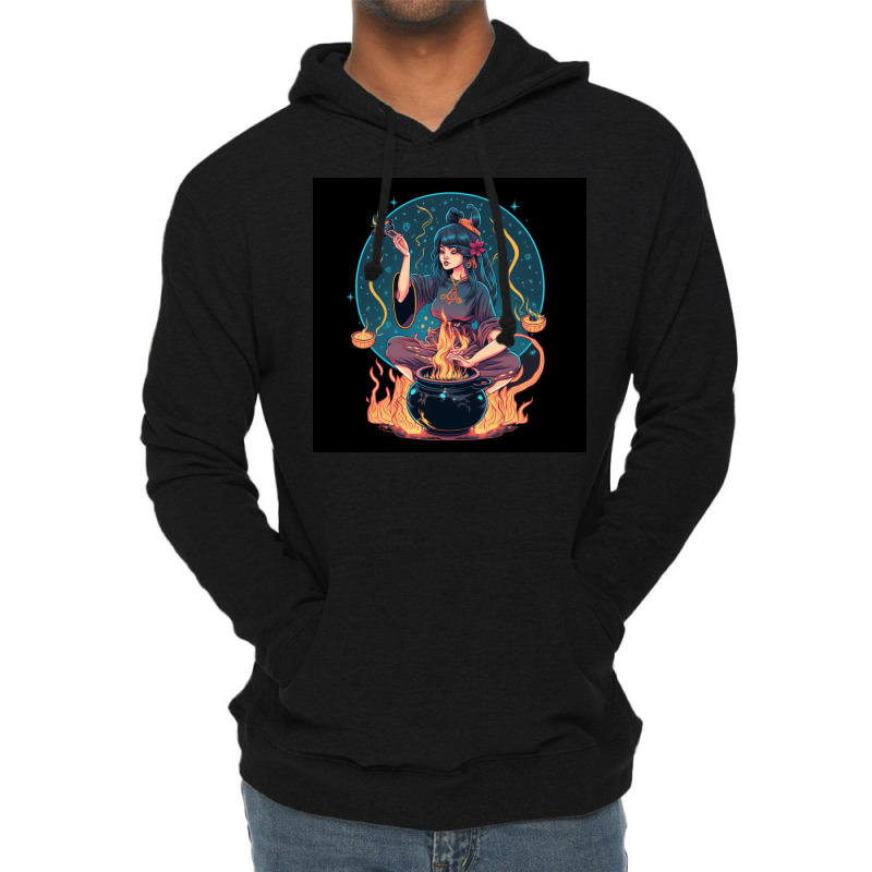 Japanesse Woman Lightweight Hoodie | Artistshot