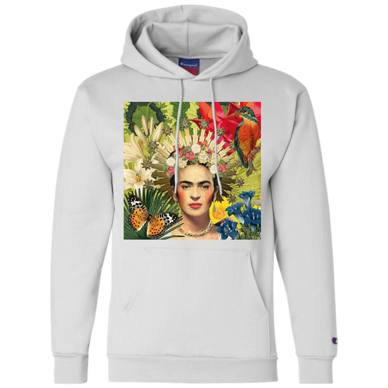 Frida Kahlo Nature Champion Hoodie by GiaMuller | Artistshot