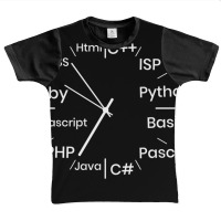 Programming Language Clock Computer Phyton Java Ru Graphic Youth T-shirt | Artistshot