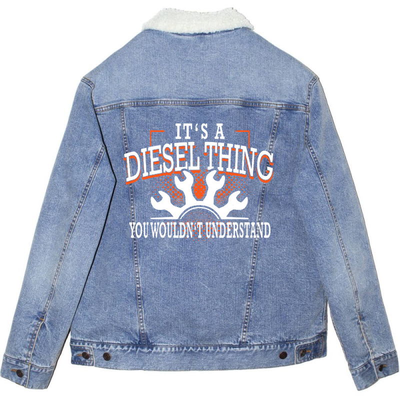 Diesel Thing Dont Understand Unisex Sherpa-Lined Denim Jacket by Who Tees | Artistshot