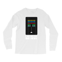 I Want To Believe Space Alien Invaders T Shirt Long Sleeve Shirts | Artistshot