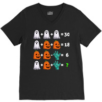 Operation Halloween Costume Math Teacher V-neck Tee | Artistshot