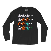 Operation Halloween Costume Math Teacher Long Sleeve Shirts | Artistshot