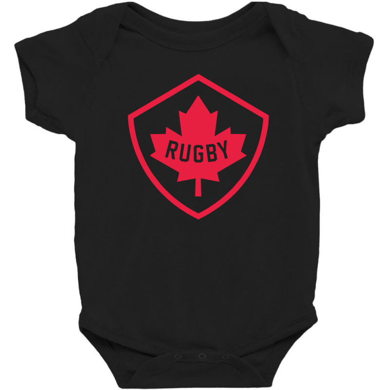 Canada National Rugby Baby Bodysuit by durmisie | Artistshot